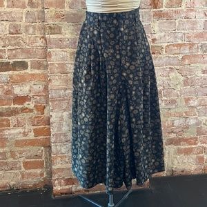 Floral Print Wide Leg Pant